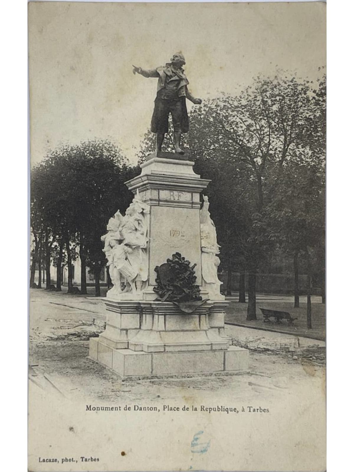 Recto de la carte postale
