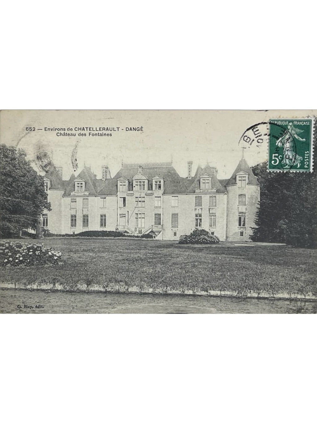 Recto de la carte postale
