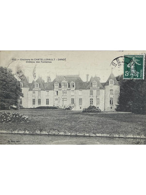 Dangé (Vienne) – Château des Fontaines – CPA n° 652