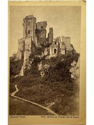 Lavardin – Ruines du château – Almanach Vermot – CPA ancienne