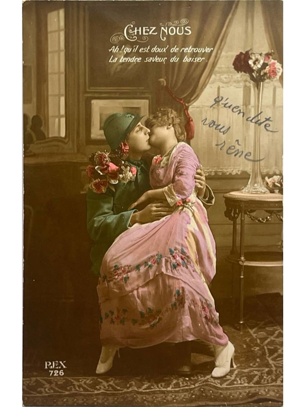 Recto de la carte postale