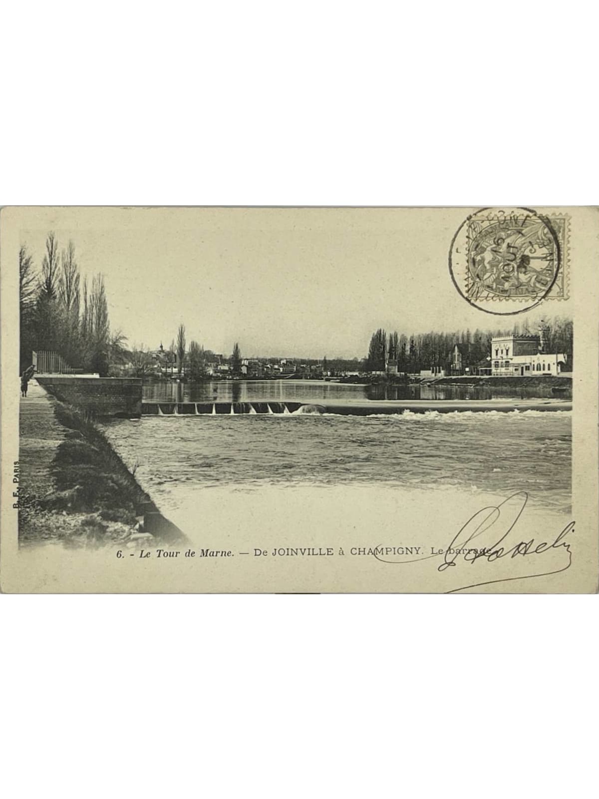 Recto de la carte postale