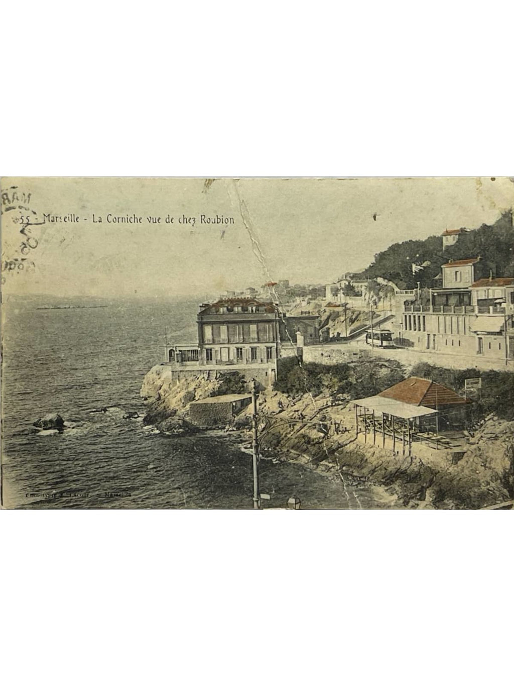 Recto de la carte postale