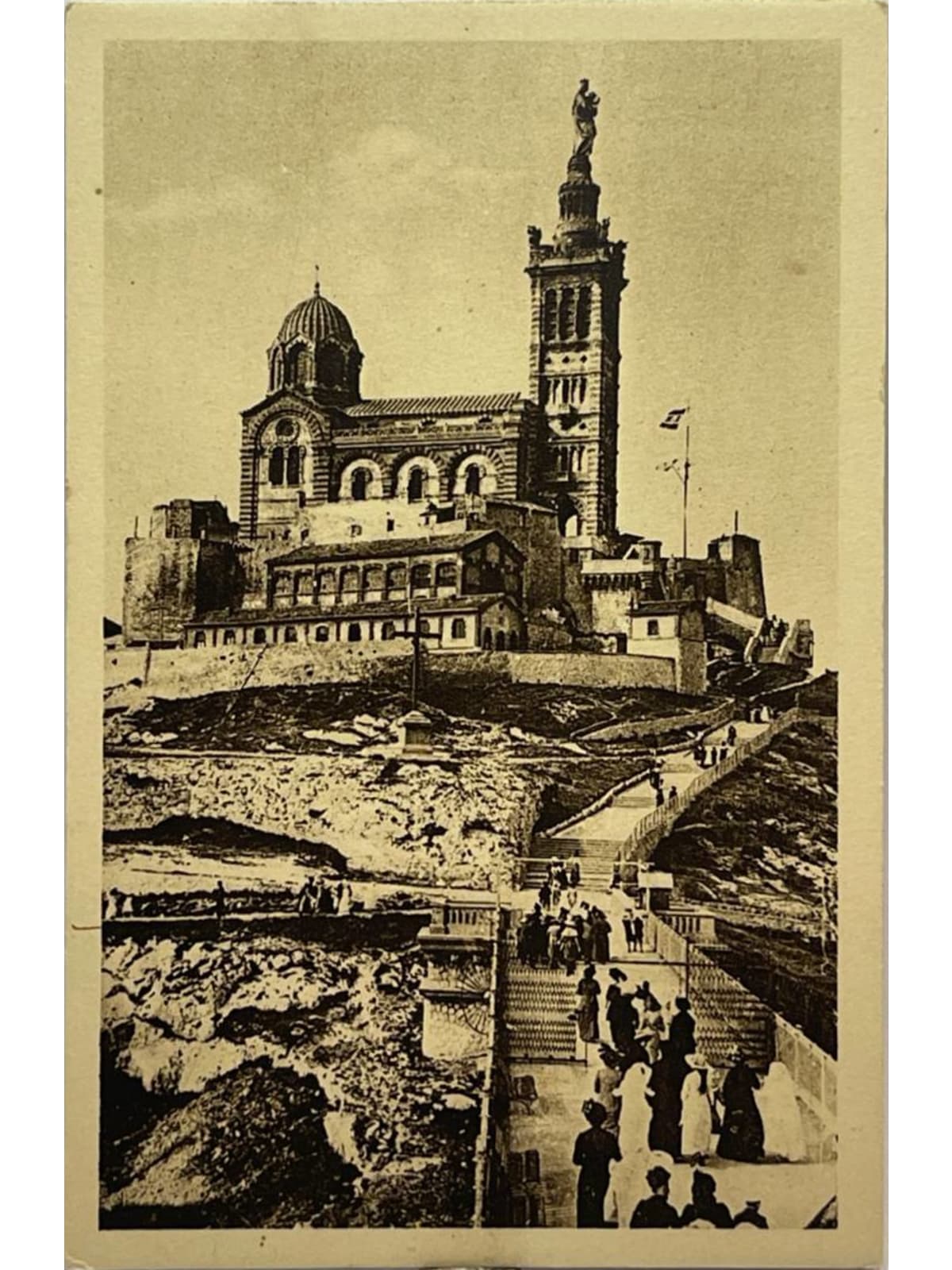 Recto de la carte postale