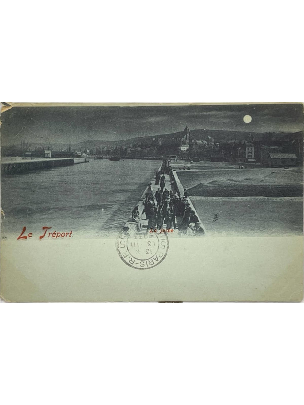 Recto de la carte postale