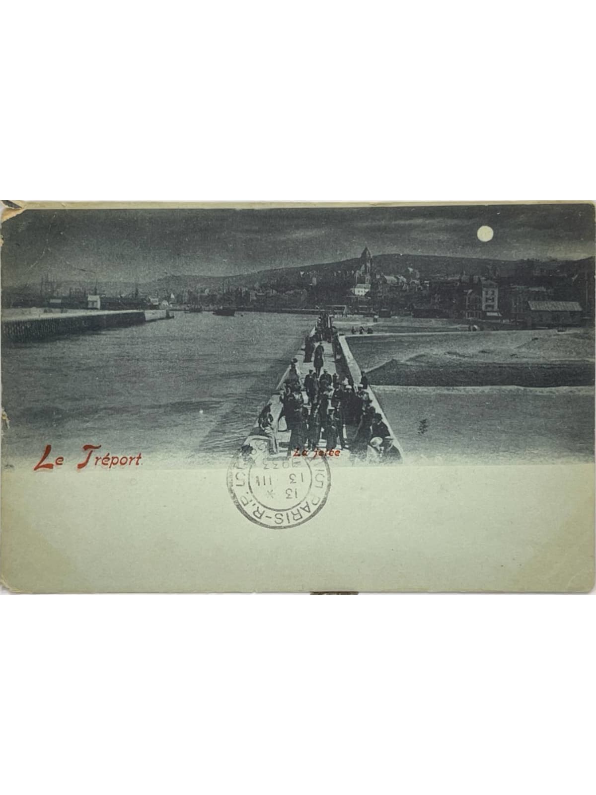 Recto de la carte postale