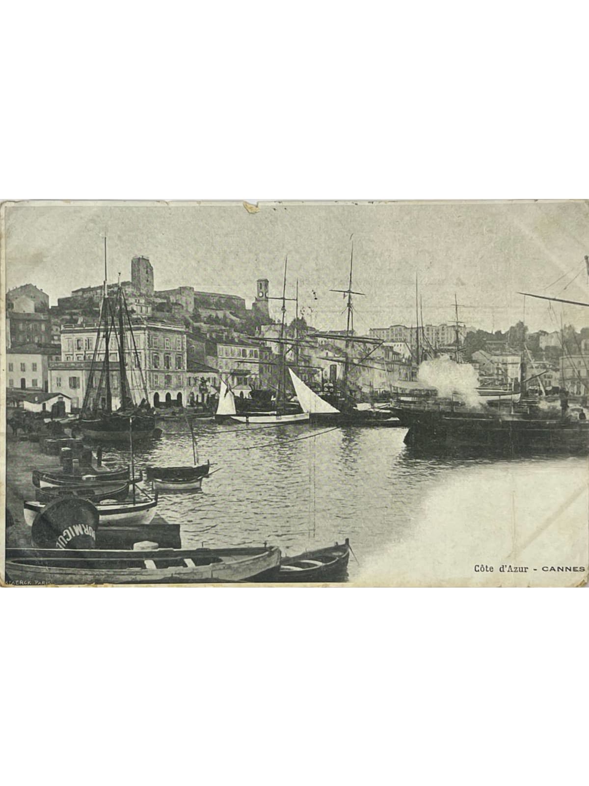 Recto de la carte postale