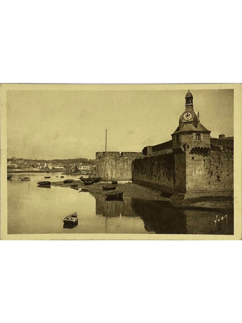 Recto de la carte postale