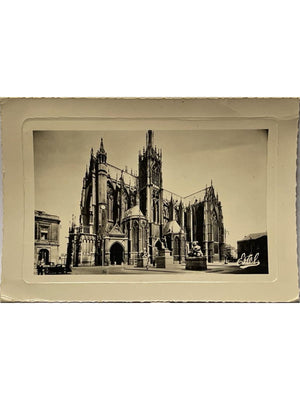 Carte postale – Metz – Cathédrale Saint-Étienne – Carte photo Estel, 1958