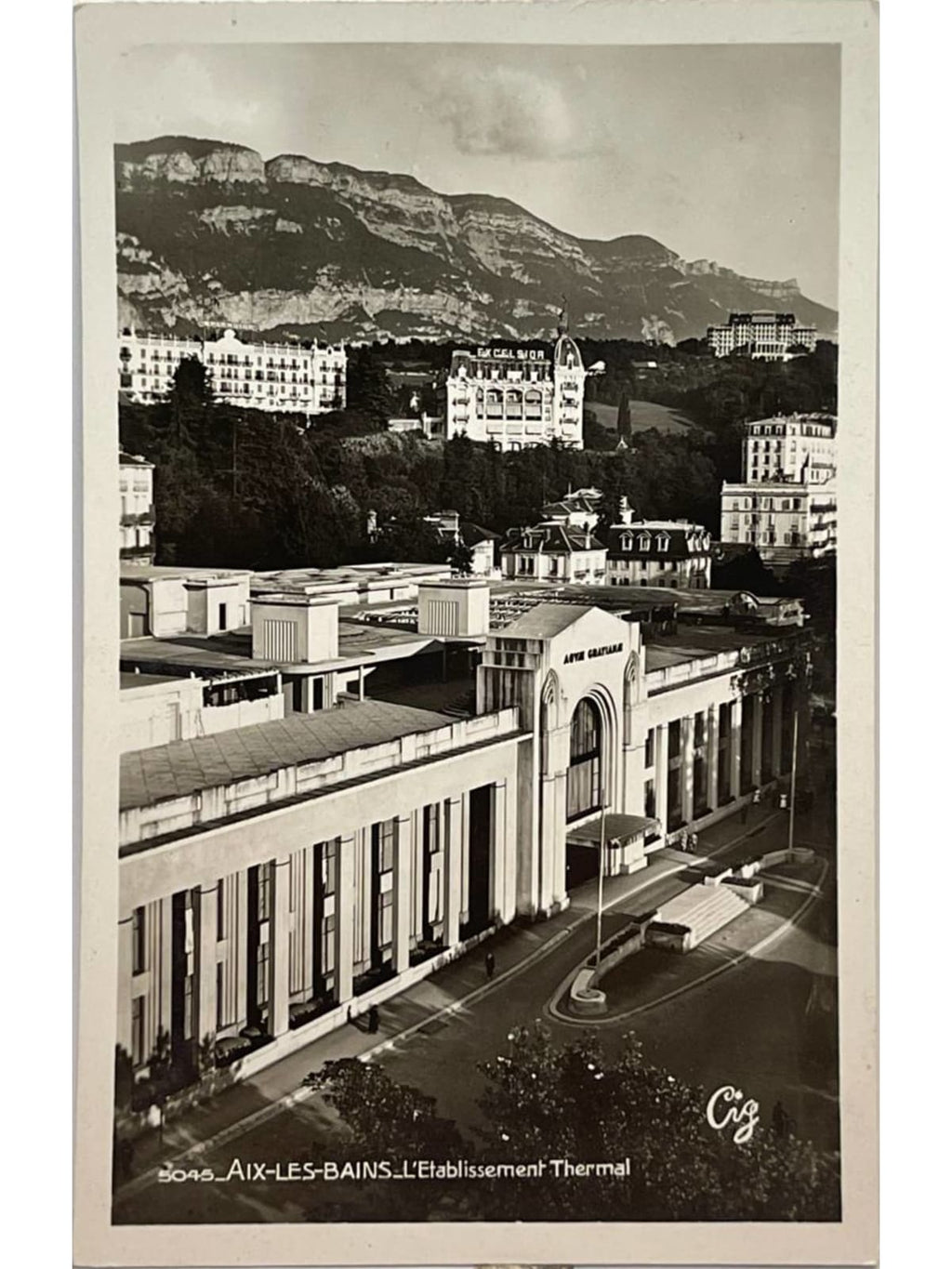 Recto de la carte postale