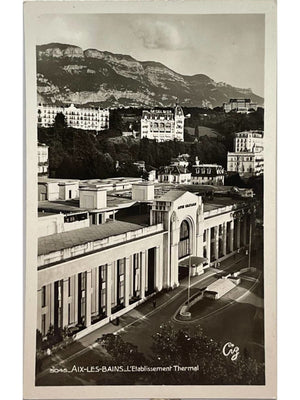 Aix-les-Bains – L'Établissement thermal – CPSM La Cigogne n° 5043