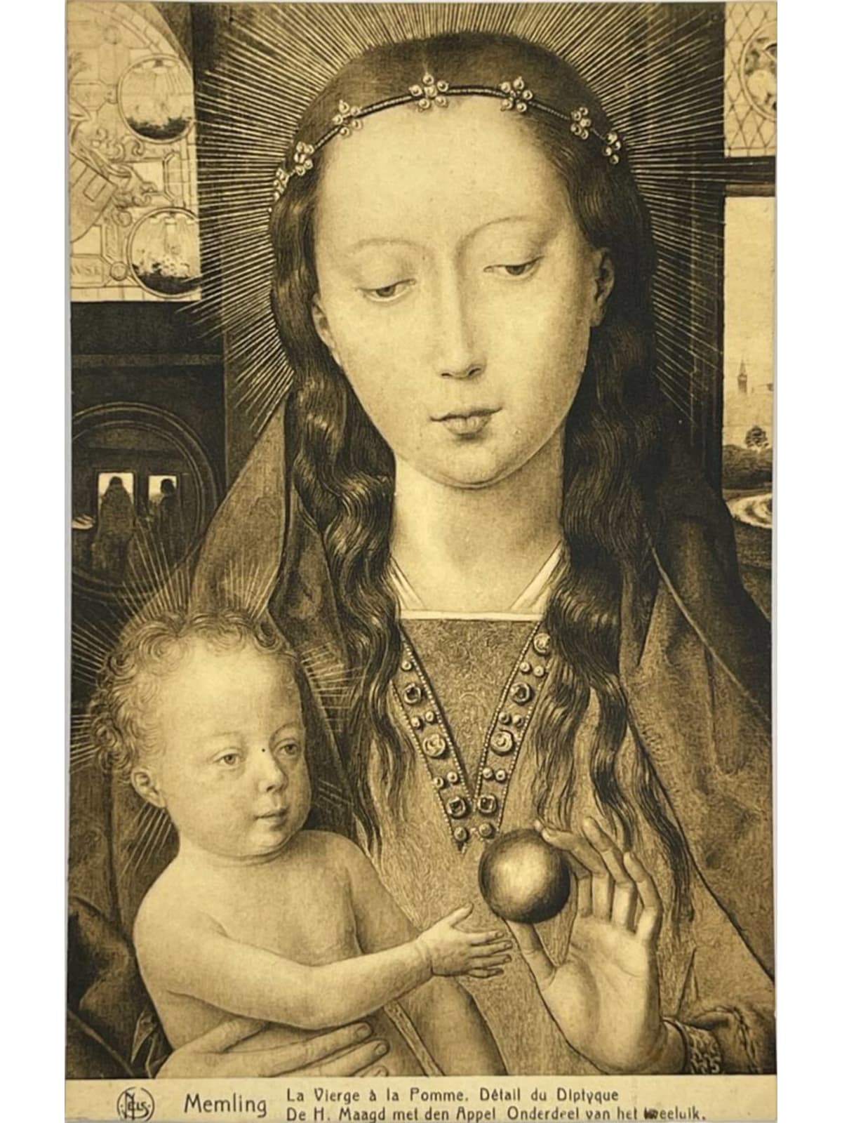 Recto de la carte postale