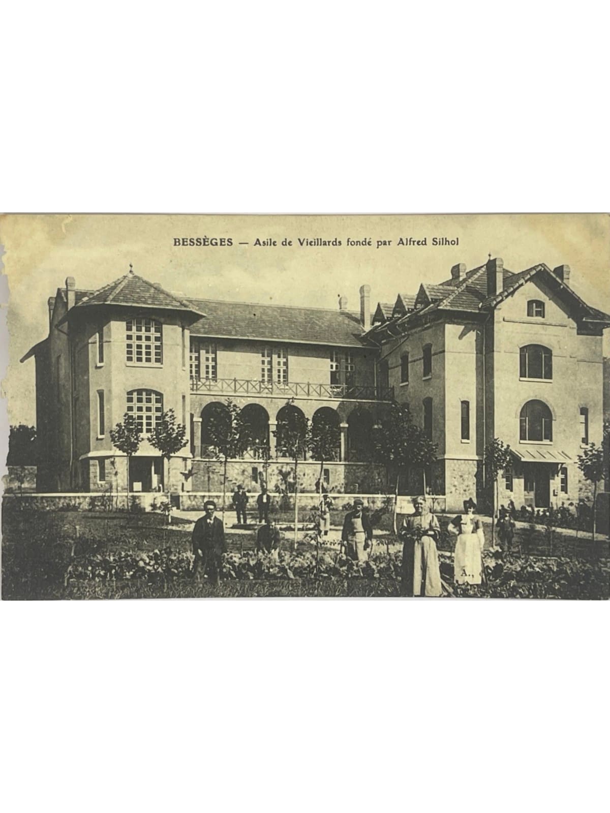 Recto de la carte postale