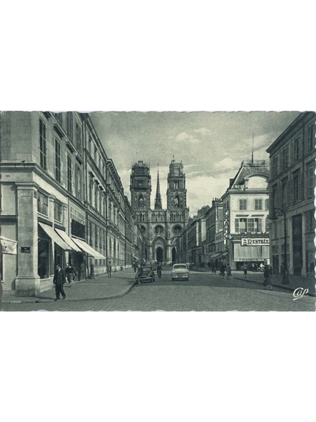 Recto de la carte postale