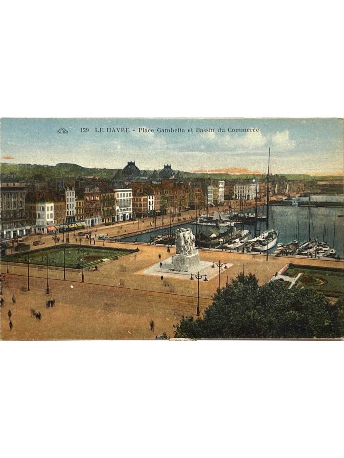 Recto de la carte postale