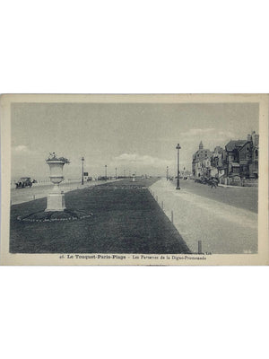 Le Touquet-Paris-Plage – Les parterres de la Digue-Promenade – CPA n° 46