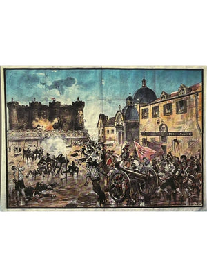 Paris – La prise de la Bastille, affiche de Henrieus – Révolution française n°45