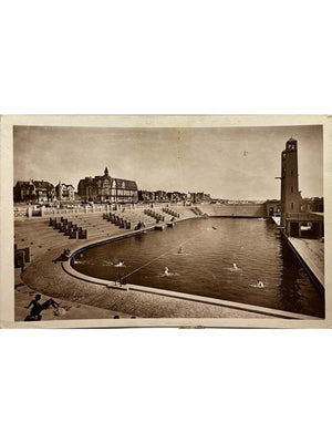 Le Touquet-Paris-Plage – La Nouvelle Piscine, architecte Bérard – CPA années 1930