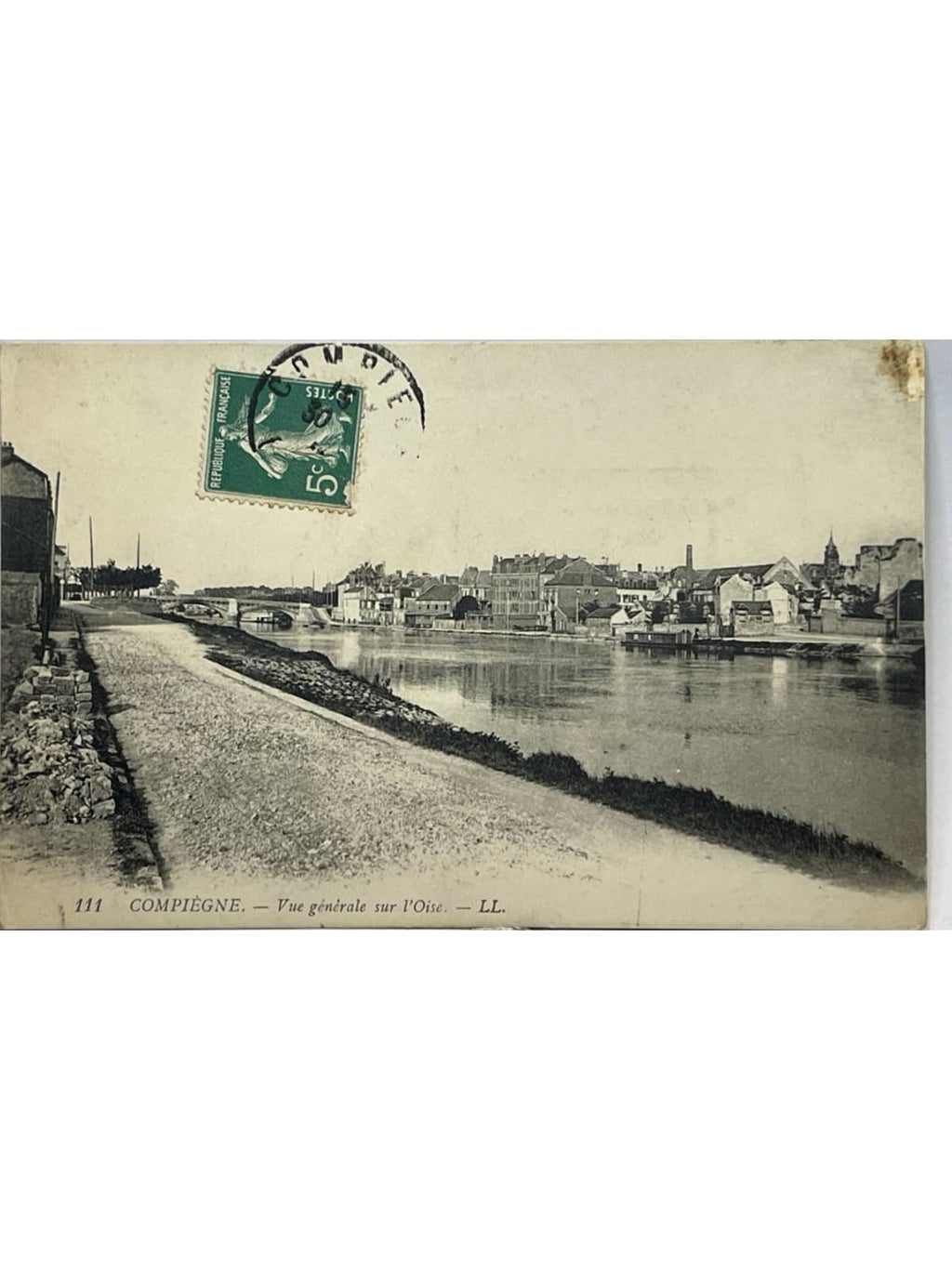Recto de la carte postale