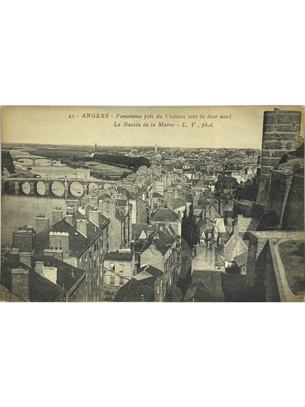 Recto de la carte postale
