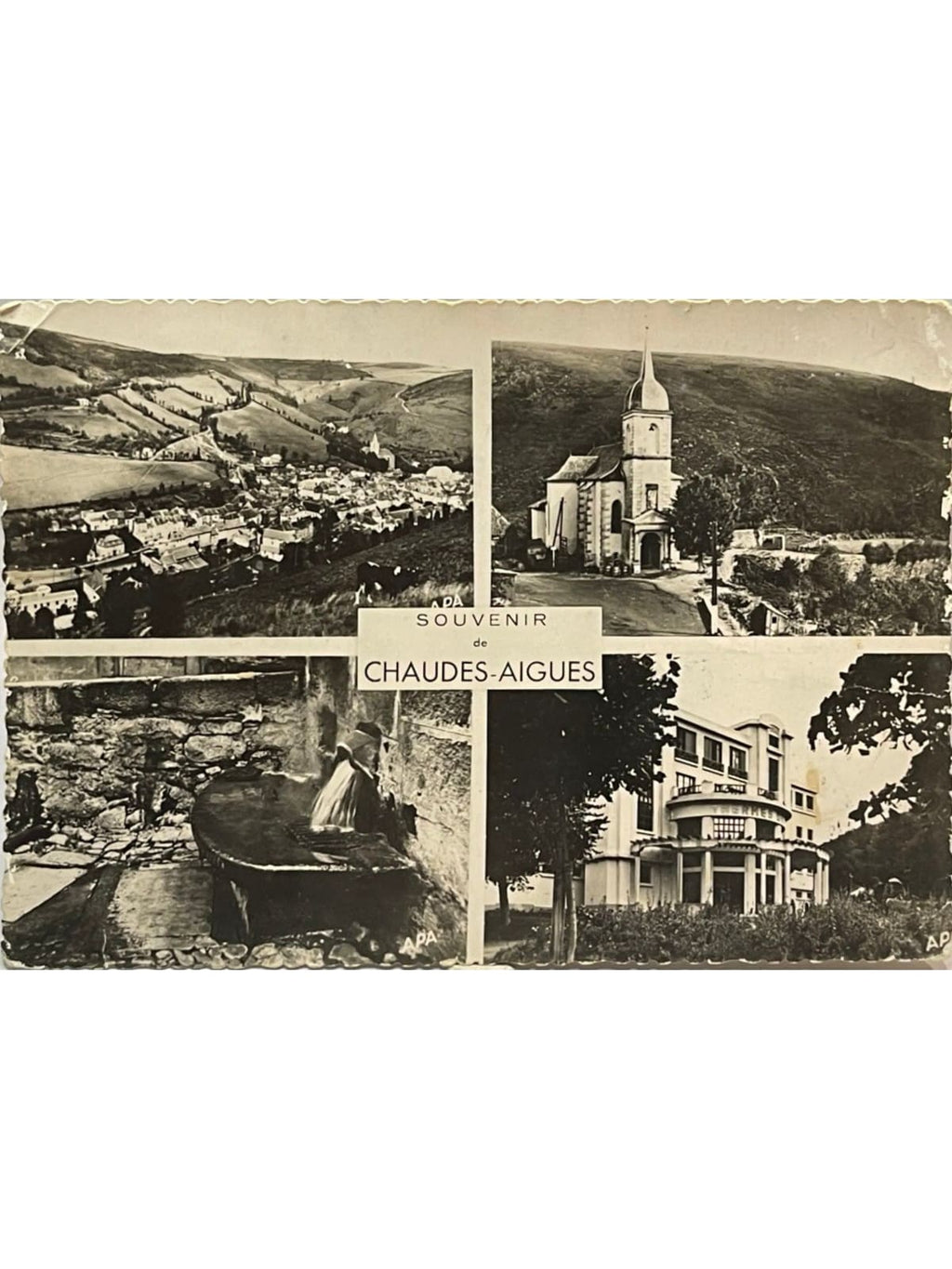 Recto de la carte postale