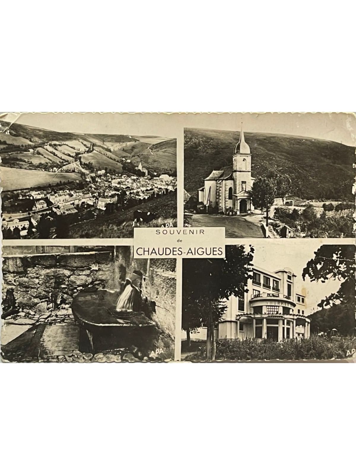 Recto de la carte postale
