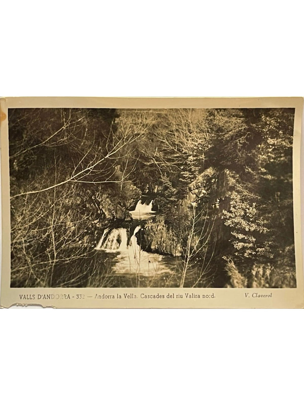 Recto de la carte postale