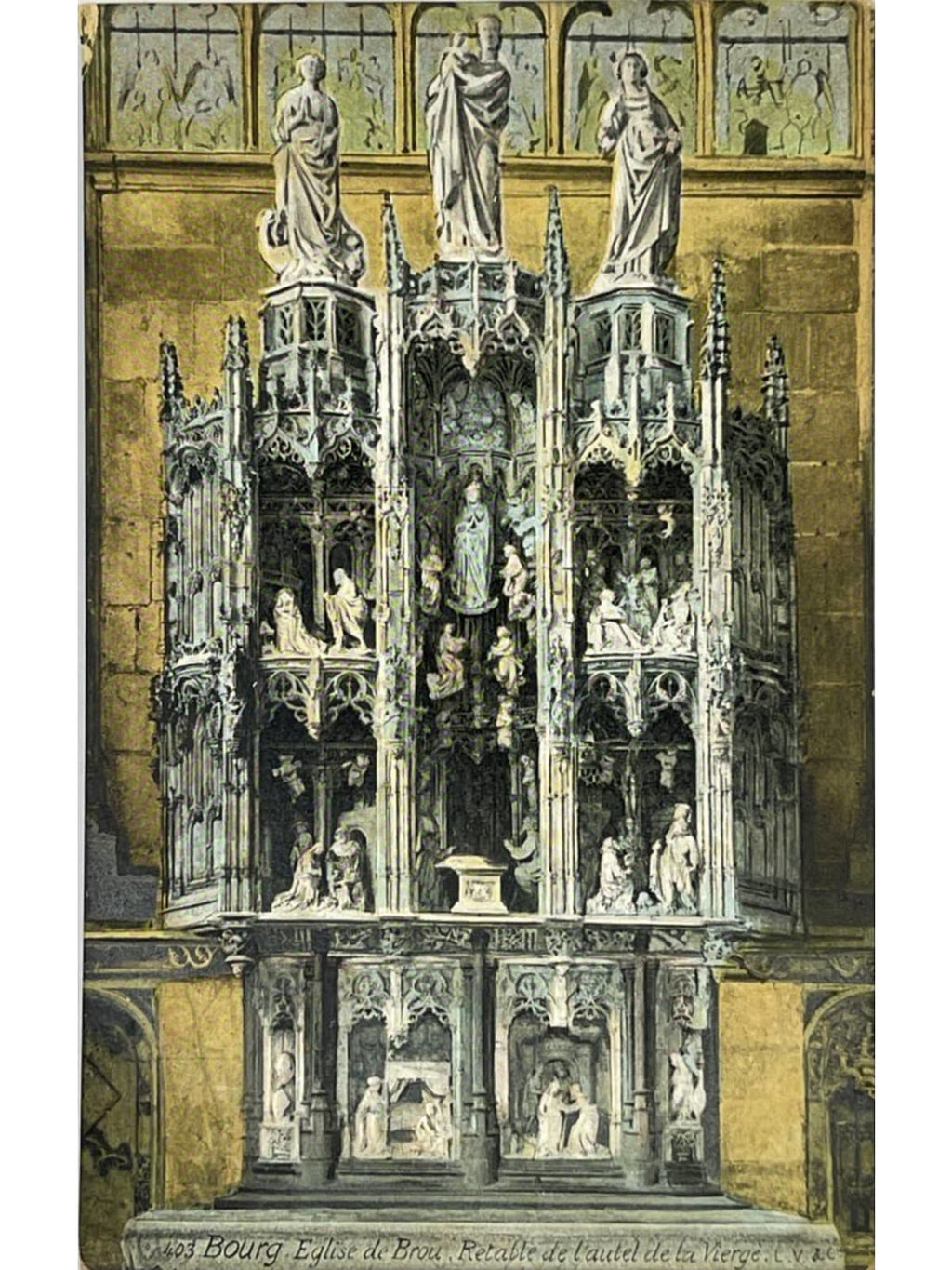 Recto de la carte postale