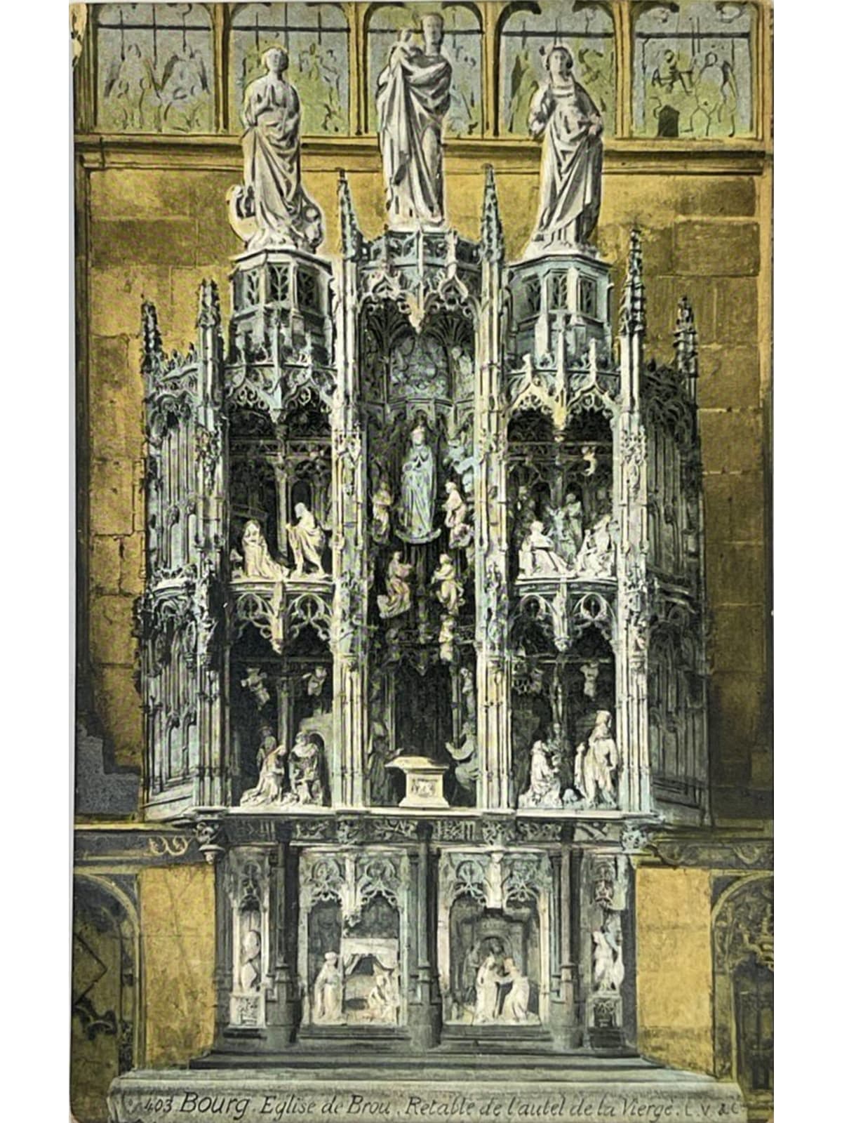 Recto de la carte postale