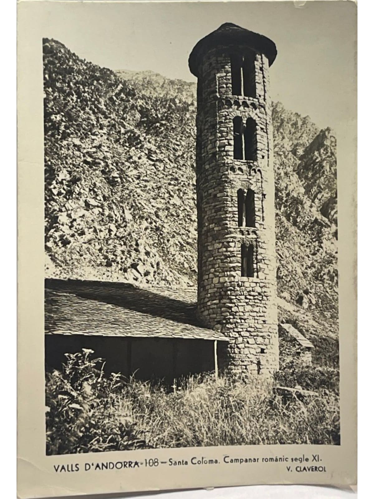 Recto de la carte postale