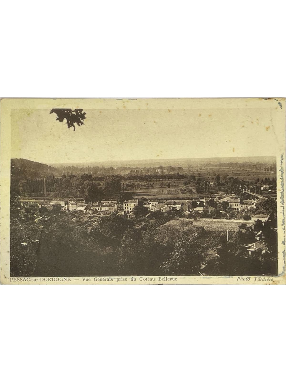 Recto de la carte postale