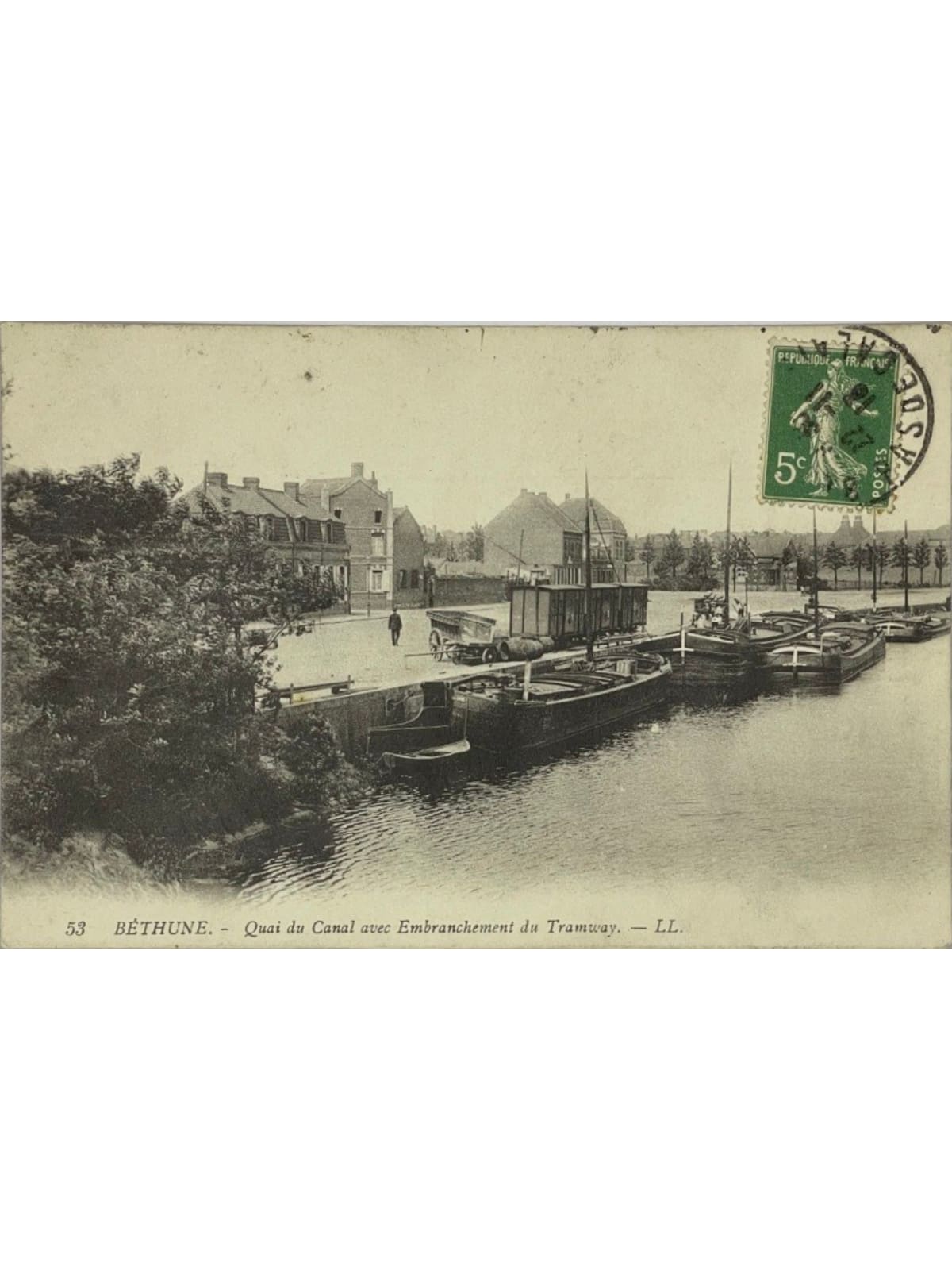 Recto de la carte postale