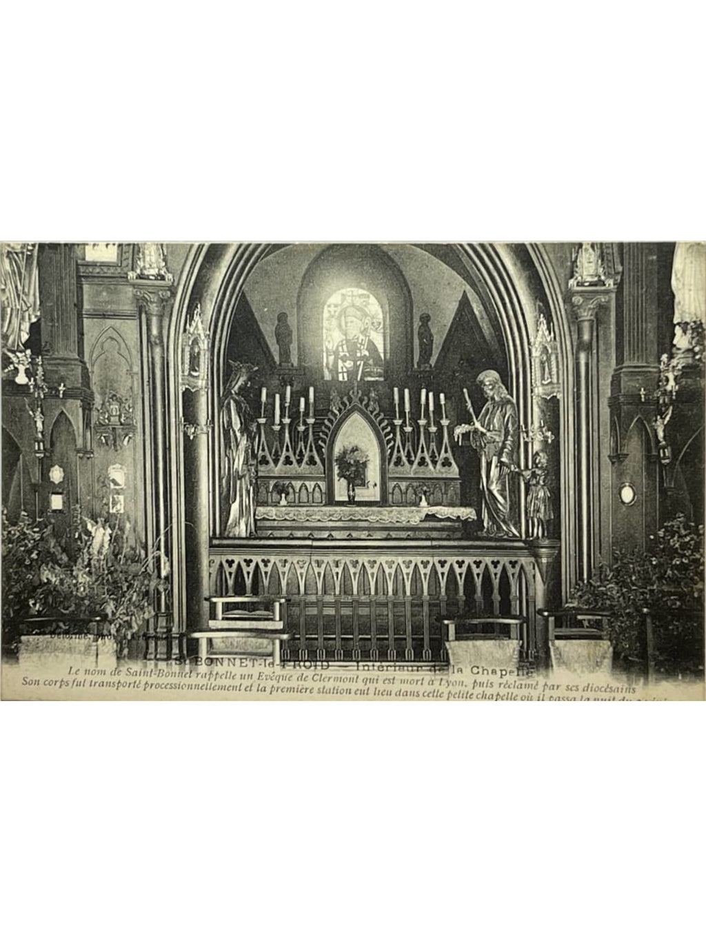Recto de la carte postale