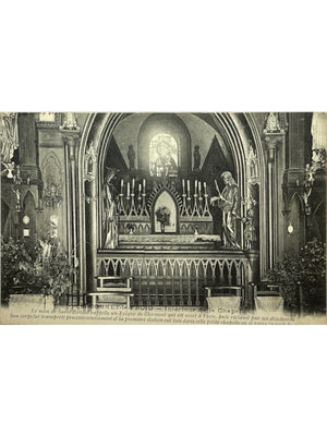 Saint-Bonnet-le-Château – Intérieur de la chapelle – CPA ancienne