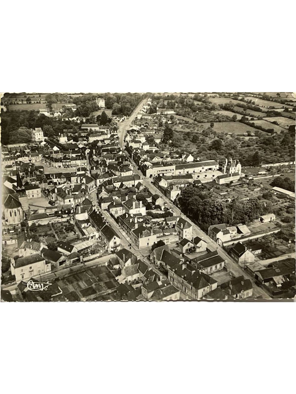 Recto de la carte postale