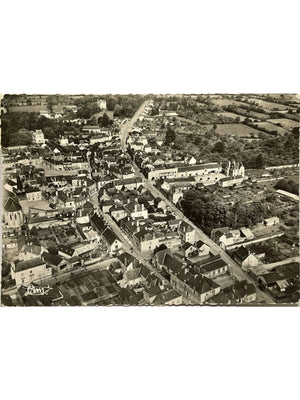 Meslay-du-Maine (Mayenne) – Vue générale aérienne – CPSM n° 2015