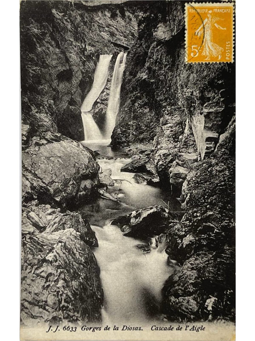Recto de la carte postale