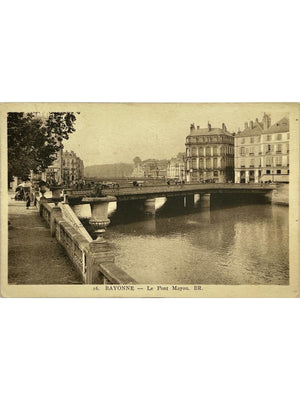 Bayonne – Le Pont Mayou sur la Nive – Bloc Frères – CPA n° 16