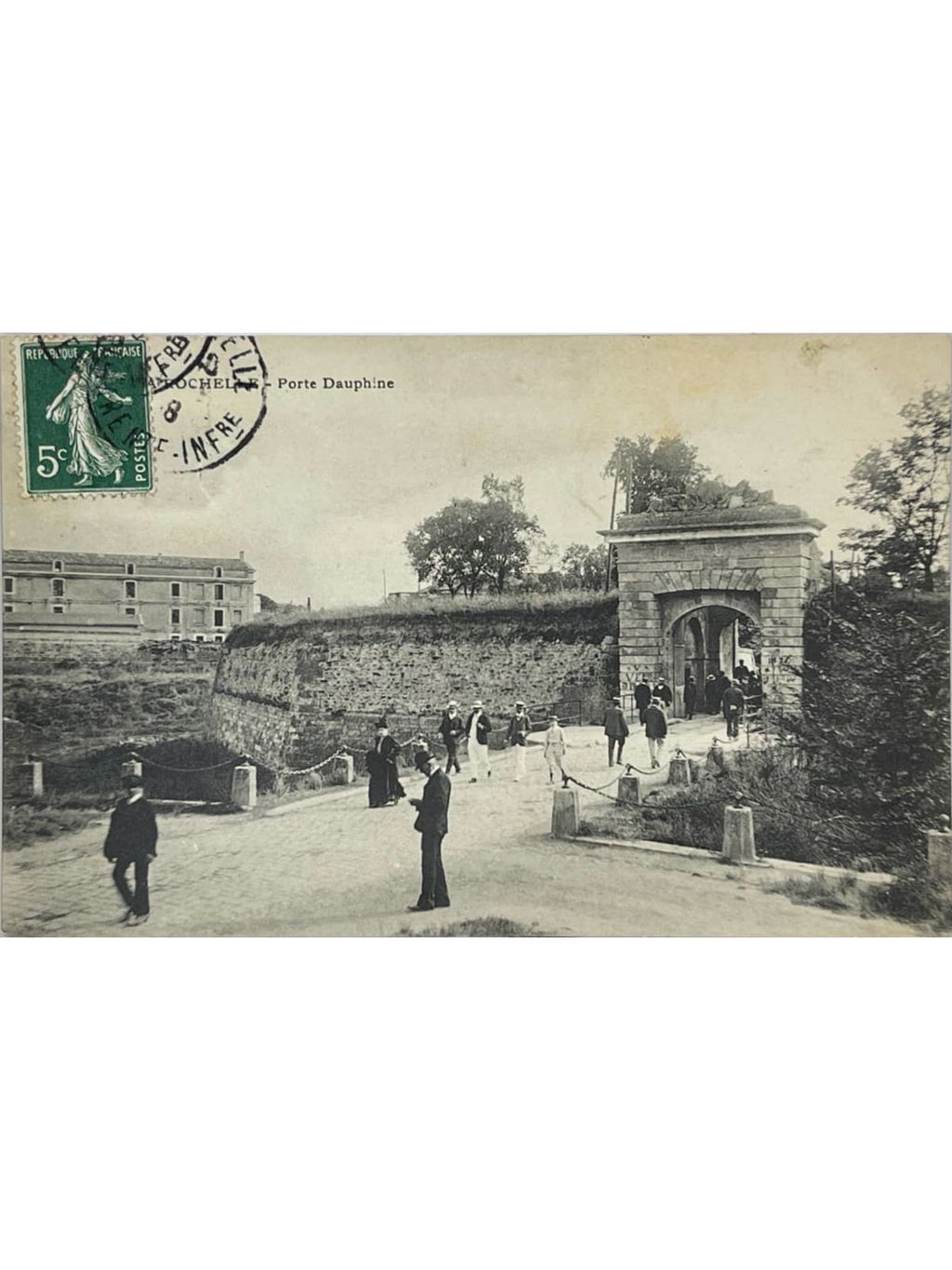 Recto de la carte postale