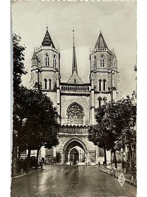Dijon – Cathédrale Saint-Bénigne – CPA circulée en 1958