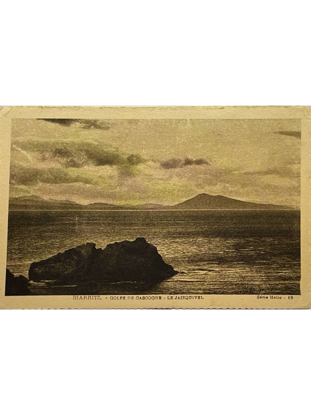 Recto de la carte postale