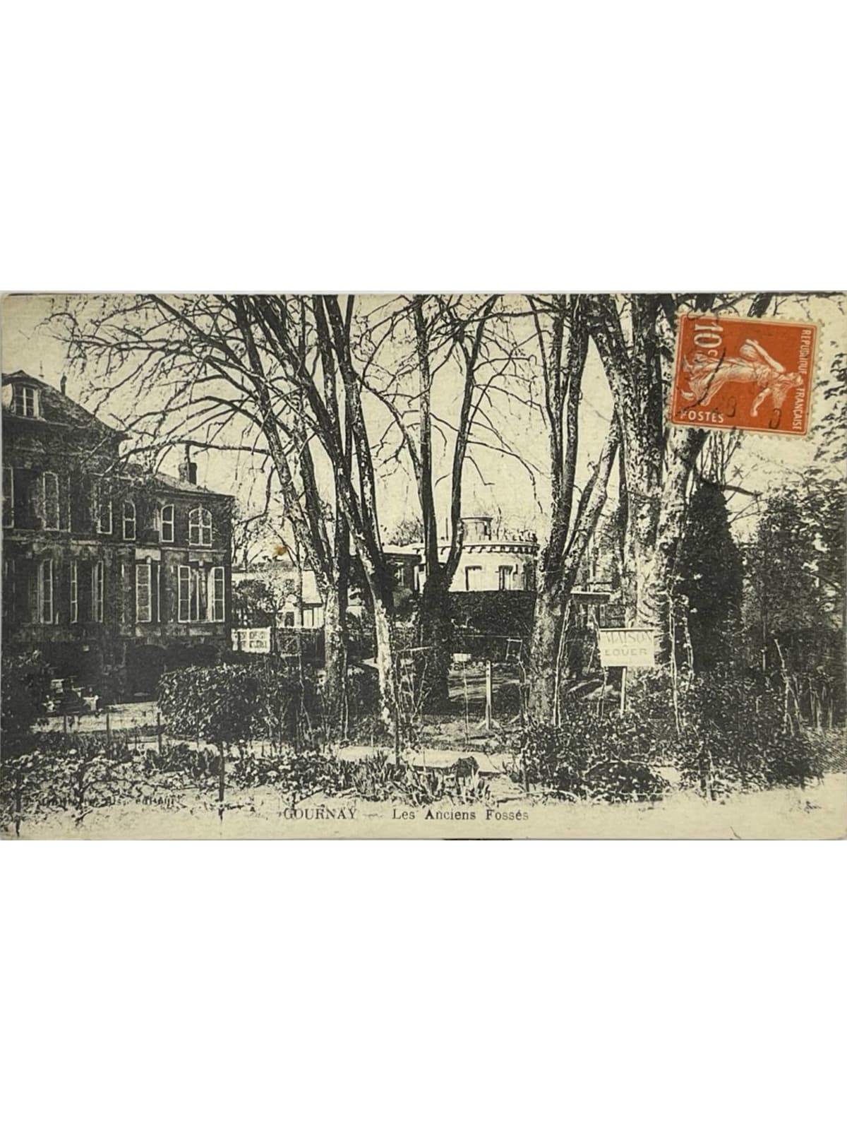 Recto de la carte postale