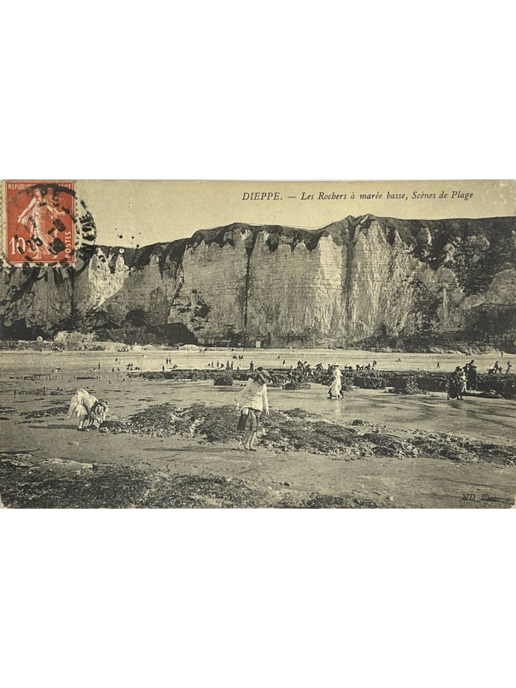 Recto de la carte postale