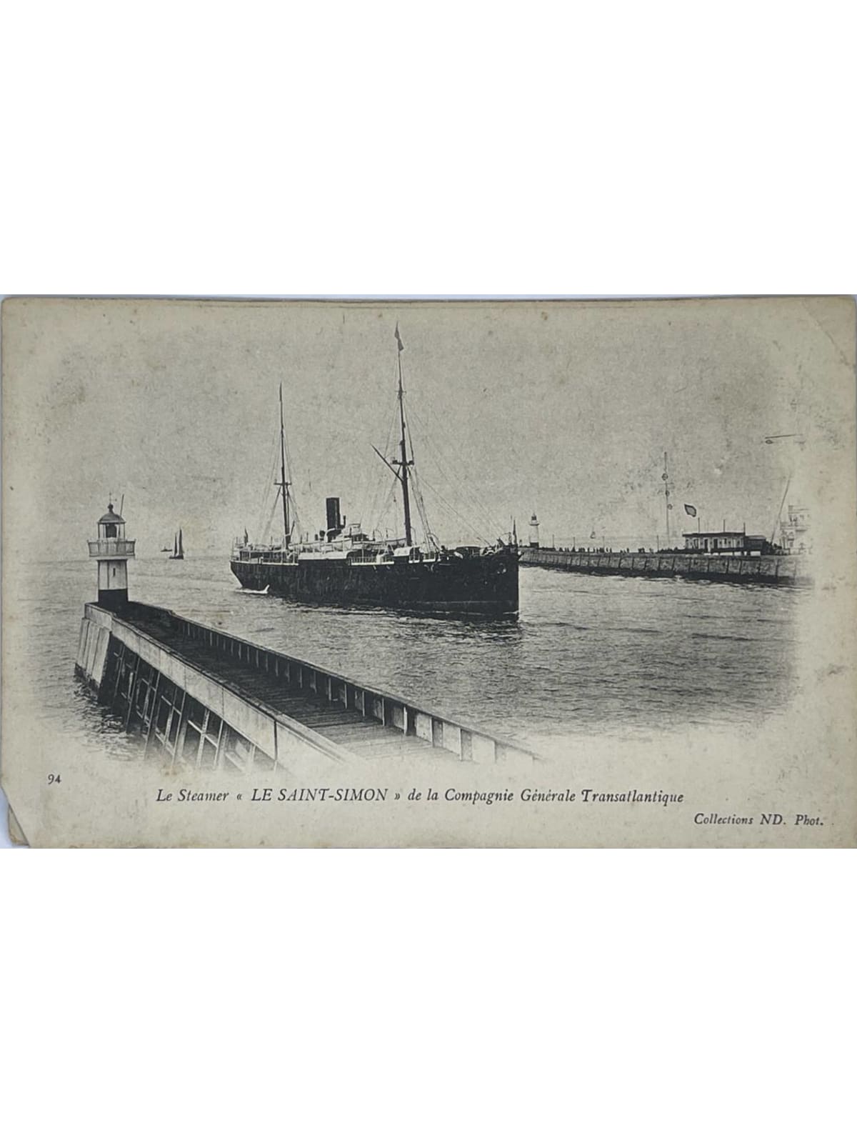Recto de la carte postale