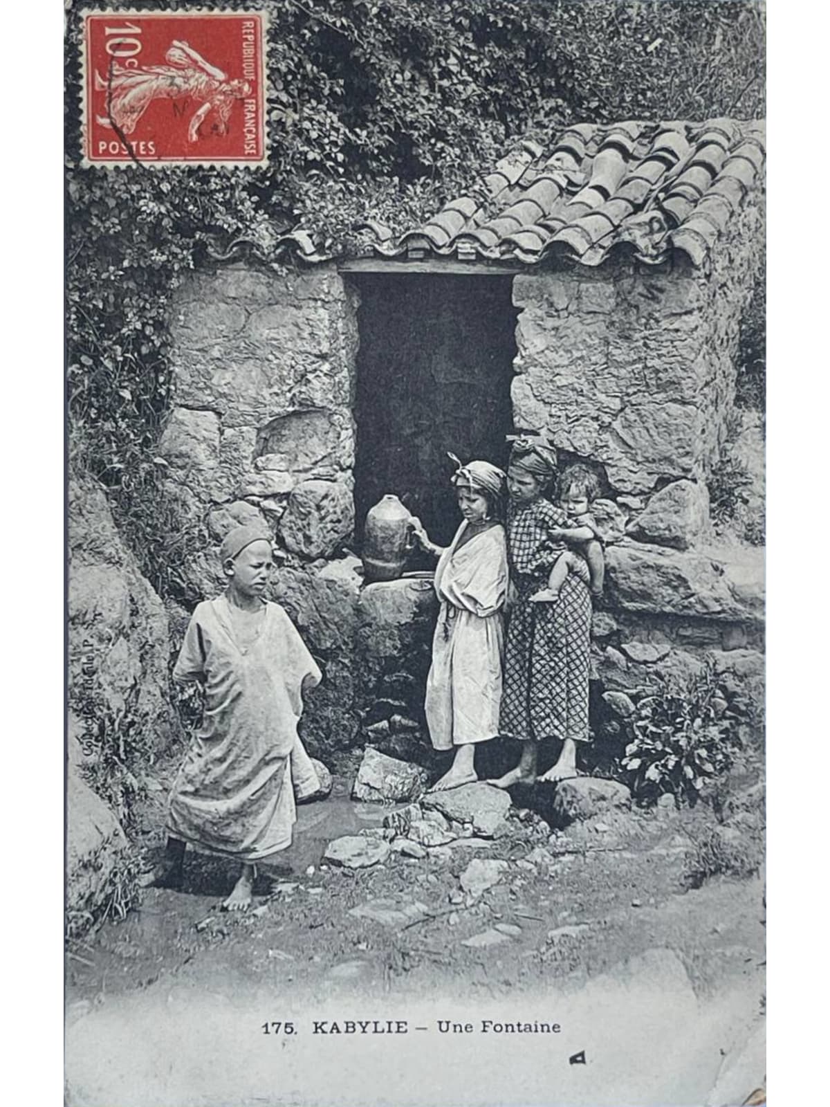 Recto de la carte postale