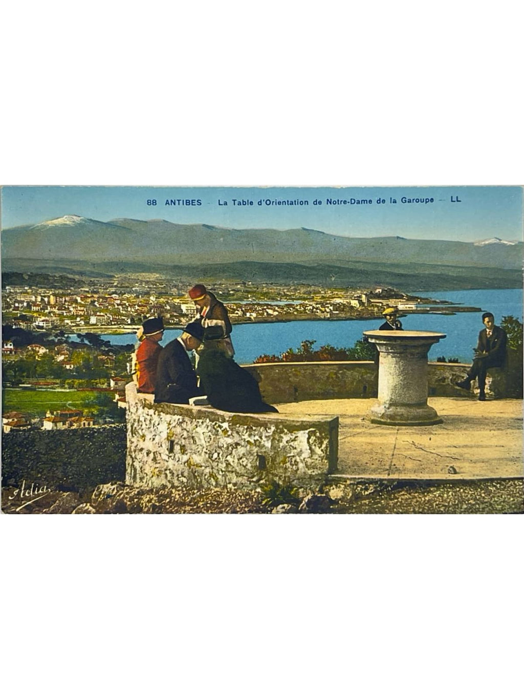 Recto de la carte postale