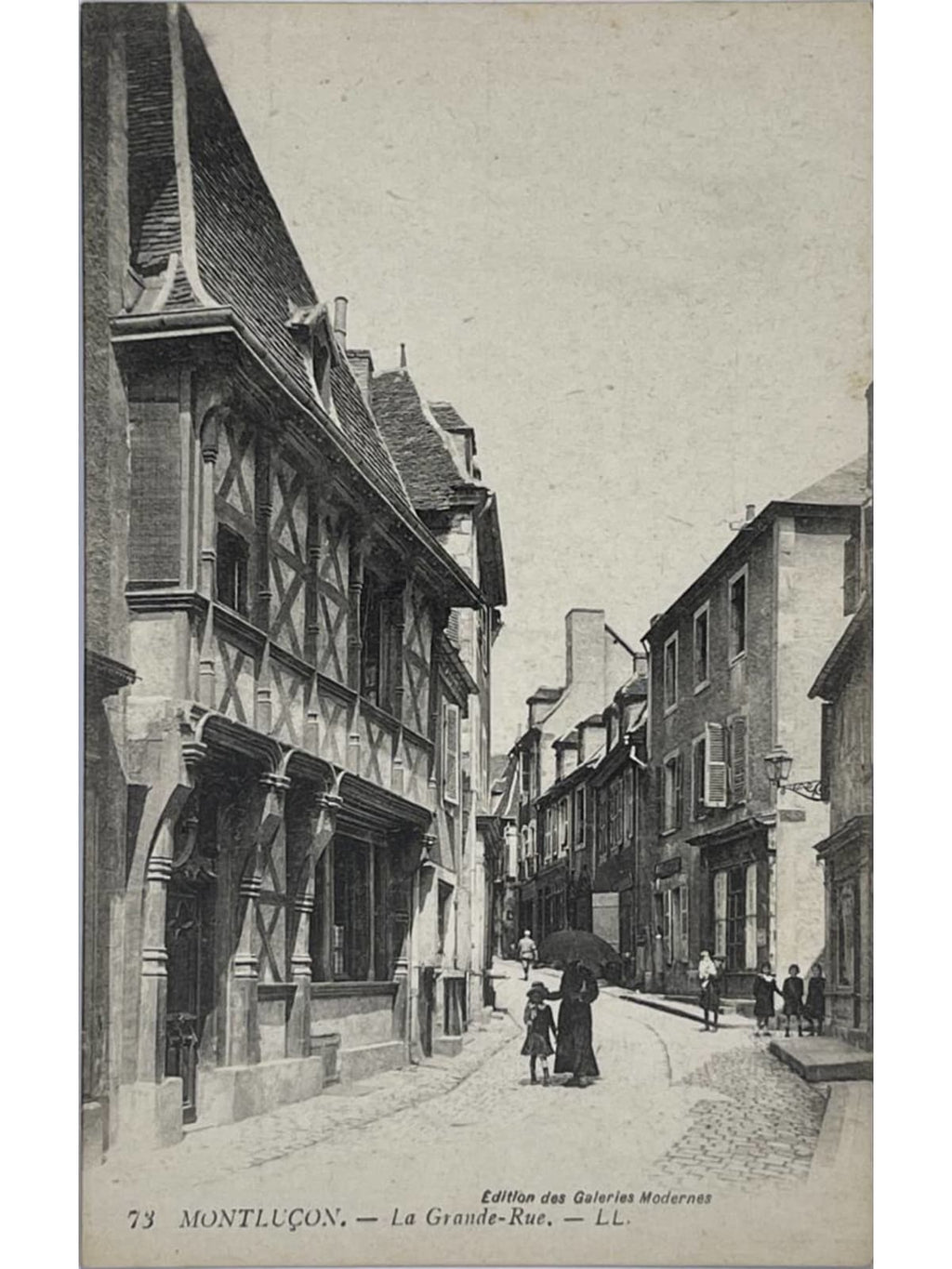 Recto de la carte postale