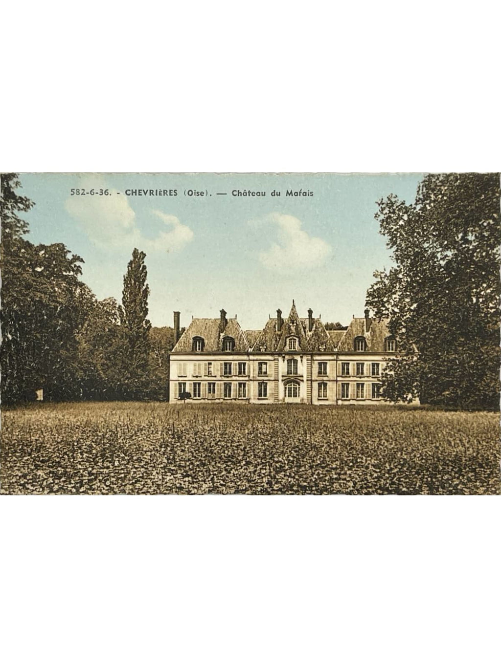 Recto de la carte postale