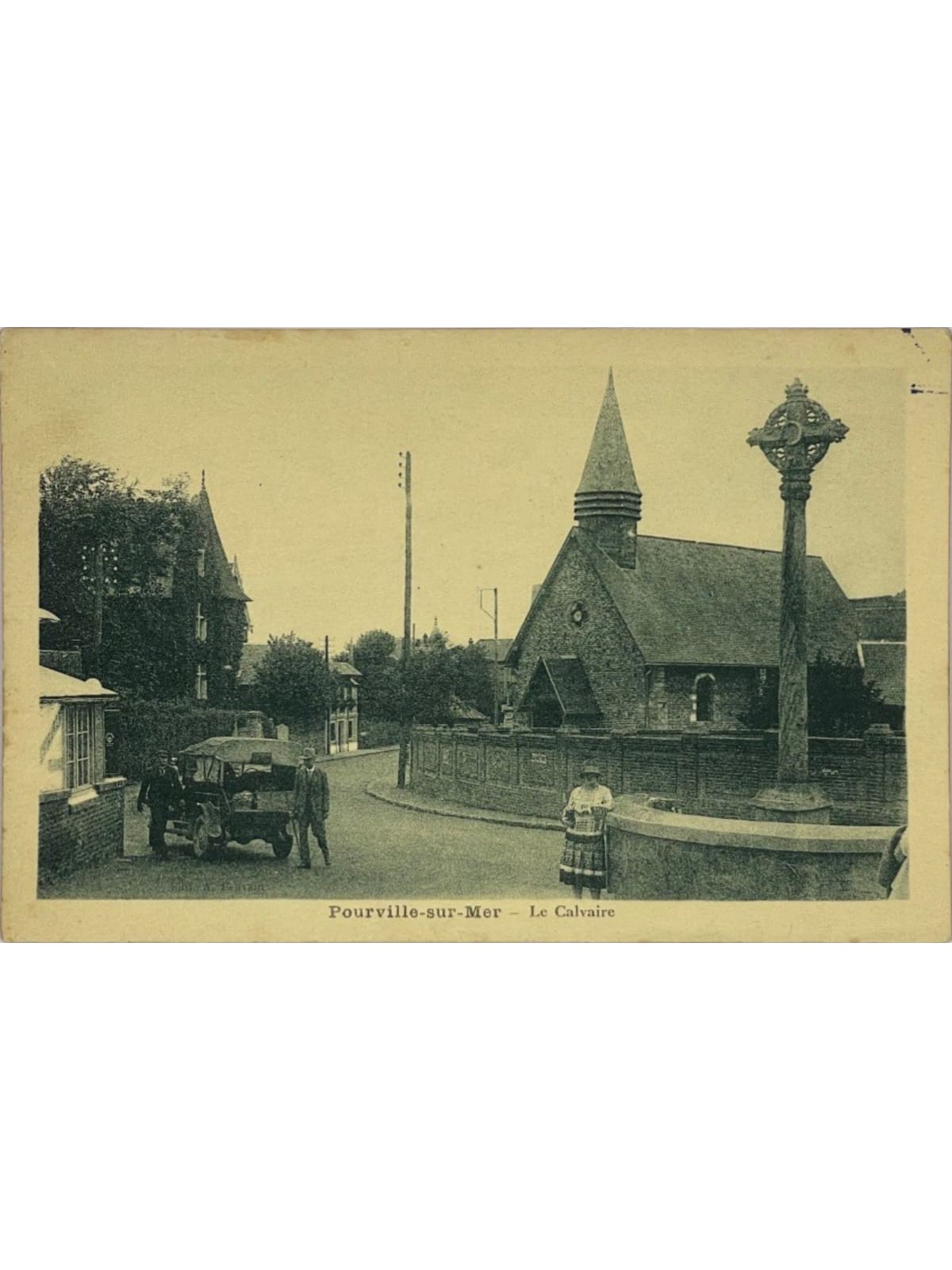 Recto de la carte postale