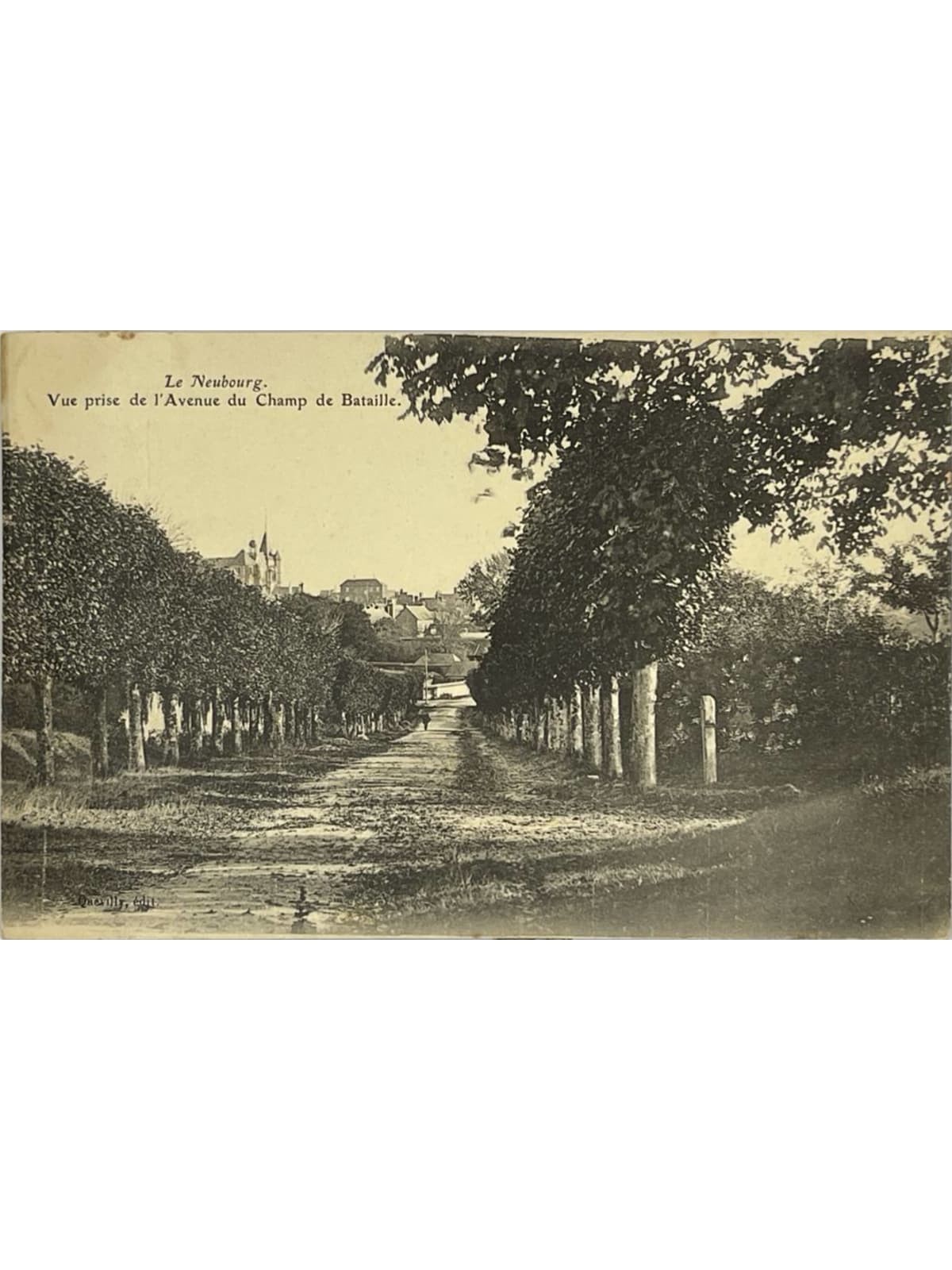 Recto de la carte postale